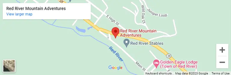 A map of red river mountain adventures